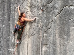 Michaela Kiersch na „Pungitopo” 8c+
