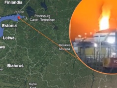 Setki dronów wysłanych na Rosję. Pożar w kluczowym porcie