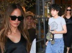 Wystrojona Jennifer Lopez maszeruje na lunch z niebinarnym dzieckiem. Emme ma już 18 lat! (FOTO)