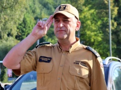 Strażak z tarczą honoru. Arkadiusz Nosal wyróżniony przez Nowy Sącz