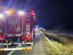 Jechał z taką oponą? Wygląda na „Dziad Trans” (ZDJĘCIA)