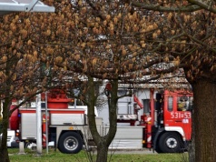 Alarm pożarowy w dużej firmie (ZDJĘCIA)