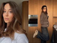 Oto apartament Izabelli Krzan. Drewniana kuchnia robi wrażenie, ale wielka kanapa w salonie to hit