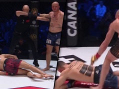 Brutalne nokauty w Częstochowie, mistrz obronił pas na gali FEN 62