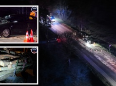 Audi wbiło się w przyczepę z drewnem. Zginęła 11-latka