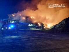 Kolejny pożar składowiska odpadów. Przez noc pracowało 50 strażaków