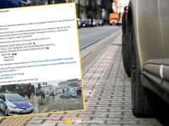 Wypadek z udziałem radiowozu na sygnale. Utrudnienia w centrum Krakowa