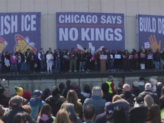 Wiec i marsz ulicami Chicago w ramach akcji „No Kings”