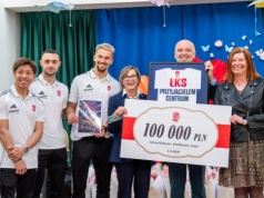 ŁKS z prezentem na Wielkanoc. Klub wsparł Centrum Rehabilitacyjne w Piotrkowie