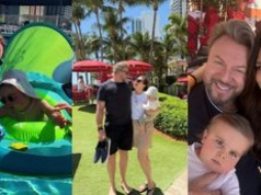 55-letni Michał Milowicz relacjonuje wypad do Miami Z MŁODSZĄ O 13 LAT ukochaną i synkiem (ZDJĘCIA)