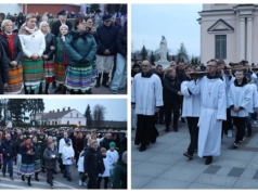 Tłum wiernych wziął udział w Drodze Krzyżowej ulicami Wysokiego Mazowieckiego