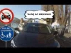 Kolejny cwaniak jeżdzący tam gdzie nie powinien