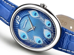 Eberhard & Co. Gilda Peacock. Piękno uchwycone na tarczy i eliptyczna koperta