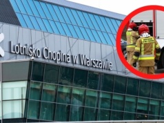 Rozległy pożar odpadów w pobliżu lotniska Chopina. Służby walczą z żywiołem