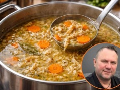 Nigdy bym nie wpadła, by dodać to do flaków. Strzelczyk jest mistrzem