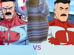 Jaki kolor ma strój Omni-Mana? Nerdy mają swoją niebieską sukienką