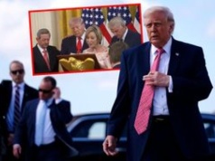 Trump porównany do Jezusa. Zebrani głośno klaskali