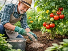 Podsyp tym glebę, a zbierzesz 15 kg pomidorów z 1 krzaka. Sekret zawodowców