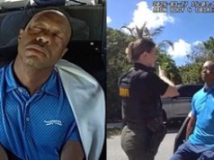 Policja opublikowała nagranie z zatrzymania Tigera Woodsa. Sportowiec PRZYSYPIAŁ W RADIOWOZIE (ZDJĘCIA)