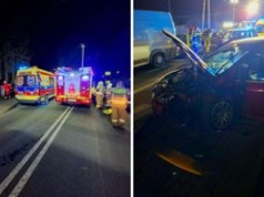 Ujsoły. Pięć osób w szpitalu po zderzeniu dwóch aut