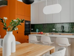 To nowoczesne mieszkanie  zachwyca detalem. Kolory i funkcja tworzą wyjątkową całość