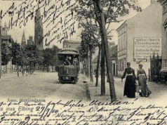 Dawno temu w Elblągu... nocny strażnik gasił pożar