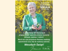 Życzenia Wielkanocne od senatorki RP Joanny Sekuły