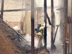 Pożar w zakładzie stolarskim w Witkowie