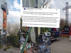 Warszawa: pożar słynnego krzyża spowodowały prawdopodobnie znicze wiernych