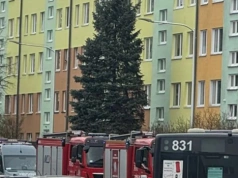Ewakuacja mieszkańców po wycieku gazu na ulicy Kolberga