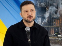 Zełenski złożył życzenia. "Niech pokona Shahedy i pociski"