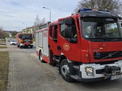 Nietypowa akcja strażaków w Niedzielę Wielkanocną. Mieszkańcy Likus byli zdezorientowani