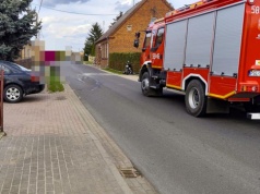 Wypadek motocyklisty w Ostrowie Kościelnym