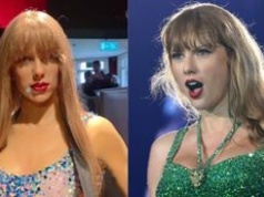 Fani KPIĄ z woskowej figury Taylor Swift. "STOPIĆ TO NATYCHMIAST!" Jest aż tak źle? (ZDJĘCIA)