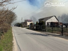 Duży pożar lasu i nieużytków. W akcji 15 zastępów straży pożarnej i samoloty gaśnicze