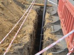 Budowa kanalizacji sanitarnej przy ul. Jagodowej w Żarkach