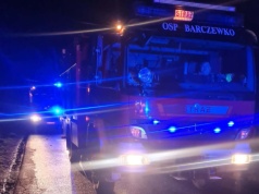 Tragiczny wypadek pod Olsztynem. Kierowca w płomieniach zginął na miejscu