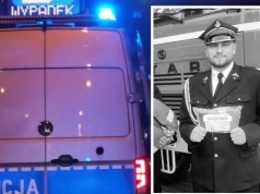 Policja i straż w żałobie. Damian miał dopiero 26 lat
