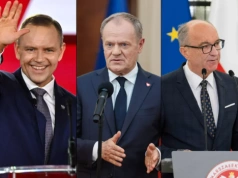 Nawrocki liderem. W nowym sondażu pokonał Tuska i Czarzastego