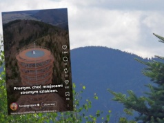 To najwyższa bezpłatna wieża widokowa w Polsce. Oferuje bajeczne panoramy