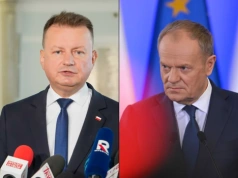 "Chcą wplątać Polskę w wojnę". Błaszczak mocno odpowiedział Tuskowi