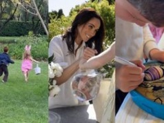 RZADKI WIDOK: Meghan Markle relacjonuje rodzinne święta z 6-letnim Archiem i 4-letnią Lilibet w ich kalifornijskiej willi (ZDJĘCIA)