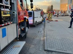 Groźny wypadek na Klikowskiej. Zaprzęg konny kontra samochód dostawczy