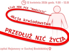 Kolejna akcja krwiodawców w Suchej Beskidzkiej