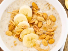 Owsianka z masłem orzechowym