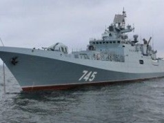 Nowoczesny okręt porażony dronami