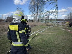 Wybuch i pożar butli z acetylenem. Trudna akcja w Bydgoszczy