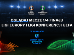 Ćwierćfinały europejskich pucharów UEFA w kanałach Polsat Sport Premium