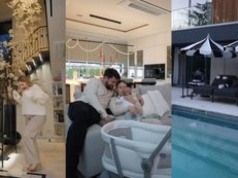 W takiej willi mieszkają Andziak i Luka: marmury, podświetlana wanna i ogród z basenem. Niezły luksus? (ZDJĘCIA)