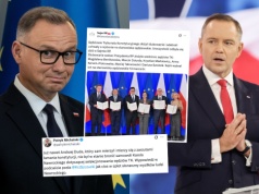 Andrzej Duda krytykuje Nawrockiego za wybieranie sobie od kogo przyjmie ślubowanie, a od kogo nie